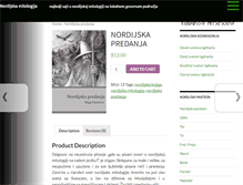 Tablet Screenshot of nordijska-mitologija.com